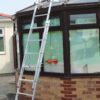 2 Section Conservatory Roof Ladder - In Action 1