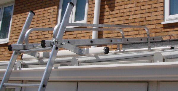 2 Section Conservatory Roof Ladder - In Action 2