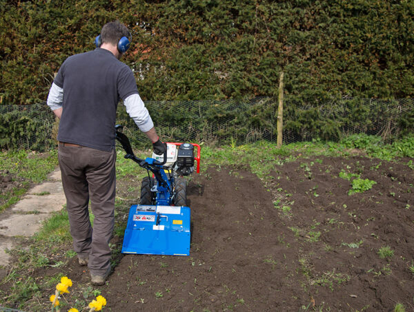 8hp Rotavator In Use 1 8hp Rotavator In Use 1
