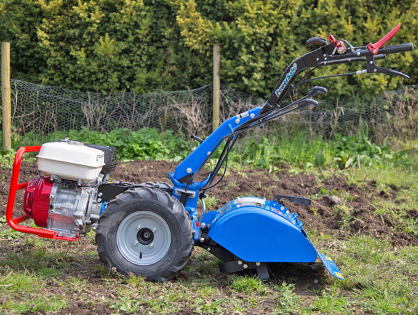 8hp Rotavator In Use 2 8hp Rotavator In Use 2