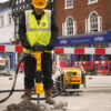 Breaker Hydraulic Beaver HM25 In Use 1
