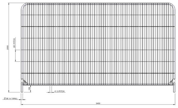 Temporary Fencing Panel Dimensions Temporary Fence Panels (Heras Fencing)
