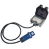 16Amp Plug to 13Amp x 2 Waterproof Sockets for hire