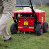 Petrol Lawn Aerator / Plugger / Spiker - In Action 2 Petrol Lawn Aerator / Plugger / Spiker - In Action 2