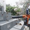 Petrol Leaf Blower / Vacuum - In Action 1 Petrol Leaf Blower / Vacuum - In Action 1