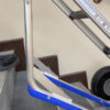 Stair Climbing Sack Truck - 'Dog Leg' - In Use 1 Stair Climbing Sack Truck - 'Dog Leg' - In Use 1