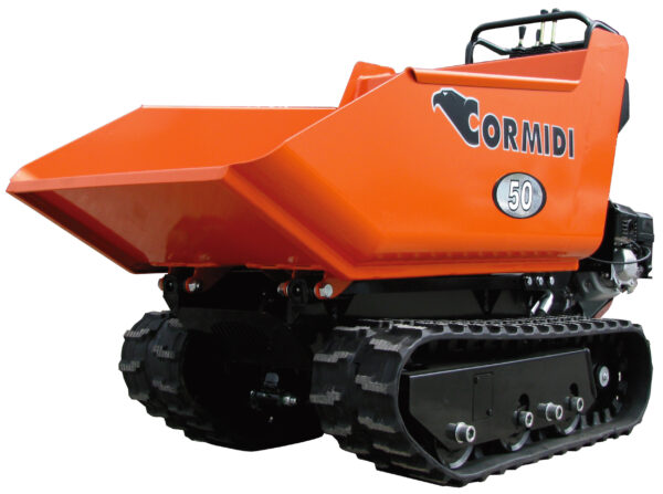 Skip Loader / Dumper (500kg Tracked) Lowered Skip Loader / Dumper (500kg Tracked) Lowered