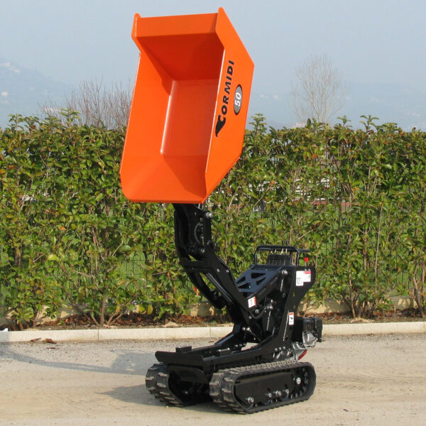 Skip Loader / Dumper (500kg Tracked) Raised Front Side Skip Loader / Dumper (500kg Tracked) Raised Front Side