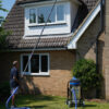 SkyVac Gutter Vacuum - In Action 1