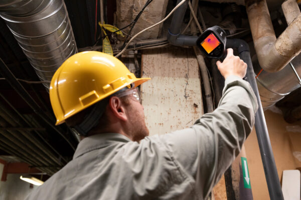 Thermal Imaging Camera - Ex Pro Series - In Action - Air Leak Thermal Imaging Camera - Ex Pro Series - In Action - Air Leak