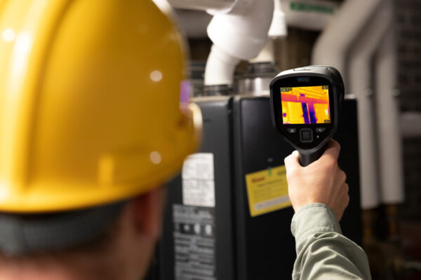Thermal Imaging Camera - Ex Pro Series - In Action - Water Heater Thermal Imaging Camera - Ex Pro Series - In Action - Water Heater